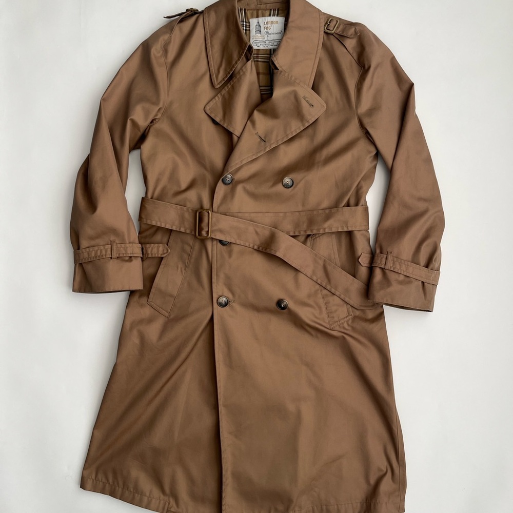 London Fog men’s classic trench coat / 40 regular